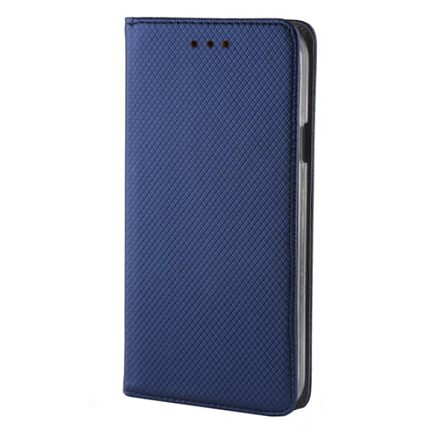 Чехол для Huawei Y6 II Compact кожаный - книжка GreenGo Smart Magnet темно-синий
