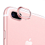 Защитное кольцо на камеру для iPhone 7 Plus, 8 Plus розовое золото