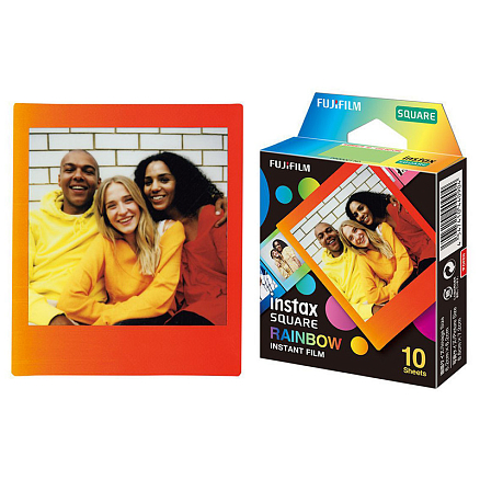 Картридж с фотопленкой для Fujifilm Instax Square Rainbow 10 снимков