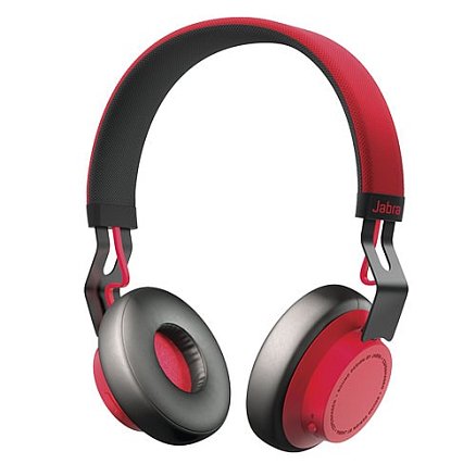 Наушники беспроводные Bluetooth Jabra Move Wireless накладные с микрофоном красные