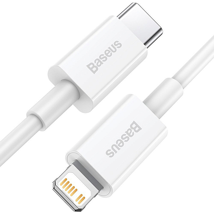 Кабель Type-C - Lightning для зарядки 1 м 20W Baseus Superior CATLYS-A02 (быстрая зарядка PD) белый