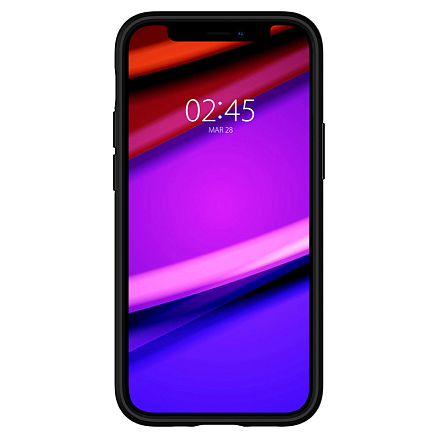 Чехол для iPhone 12 Mini гелевый Spigen Core Armor черный