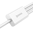 Кабель USB - Lightning, MicroUSB, Type-C 1.5 м 3.5A Baseus Superior CAMLTYS-02 белый