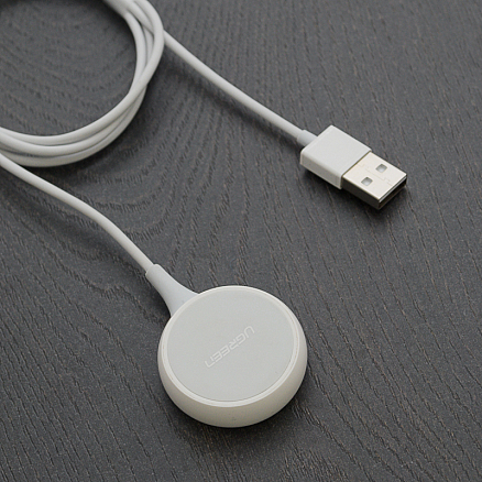 Беспроводная зарядка для Apple Watch магнитная MFi Ugreen CD177 белая