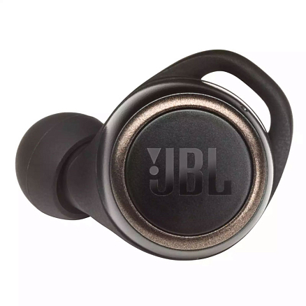 Наушники беспроводные Bluetooth JBL Live 300 TWS вакуумные с микрофоном черные