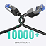 Сетевой кабель (патч-корд) RJ45 Cat.8 F/FTP длина 5 м плетеный Ugreen NW153 черный