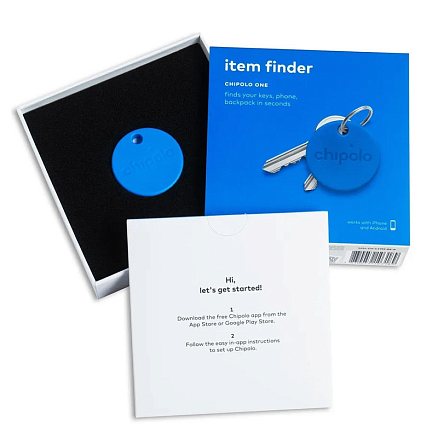 Умный брелок с GPS-трекером Chipolo One синий