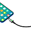 Кабель USB - MicroUSB, Lightning, Type-C 2 м 2А со сменными штекерами магнитный плетеный Baseus Zinc черный