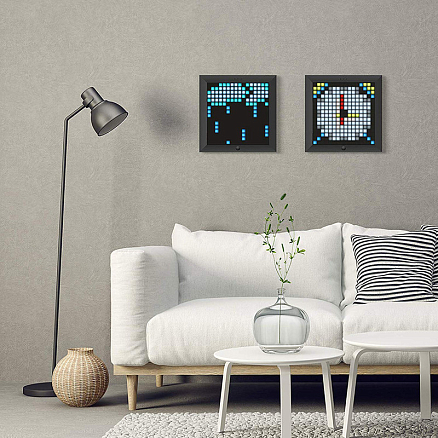 Интерактивная Smart панель с диодным дисплеем Divoom Pixoo черная