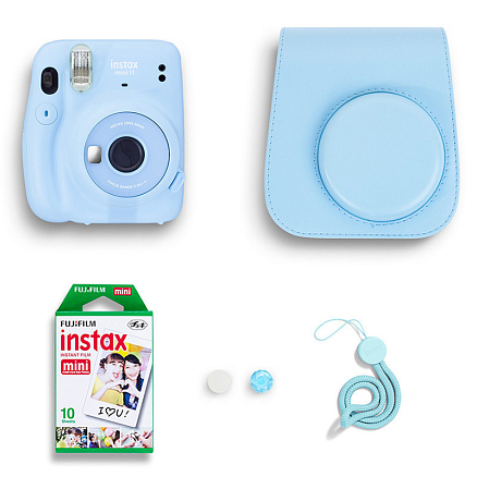 Набор подарочный Fujifilm Instax Mini 11 голубой