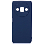 Чехол для Xiaomi Redmi A3 силиконовый Color Soft Touch темно-синий