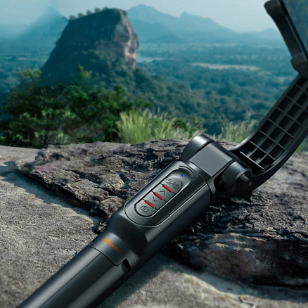 Монопод-стабилизатор со штативом Baseus Lovely Gimbal 1-осевой черный
