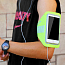 Чехол универсальный для телефона до 4.7 дюйма спортивный наручный Baseus Sports Armband кислотно-зеленый