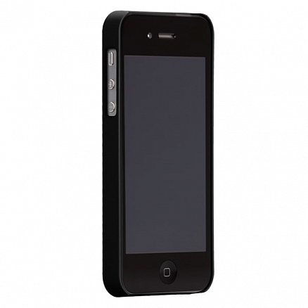 Чехол для iPhone 5, 5S, SE пластиковый тонкий Case-mate (США) Barely There черный матовый