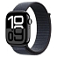 Умные часы Apple Watch 10 46 мм с текстильным ремешком алюминиевые черные