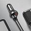 Зарядное устройство автомобильное с двумя USB входами 4.8A 24W Baseus Digital Display серебристое