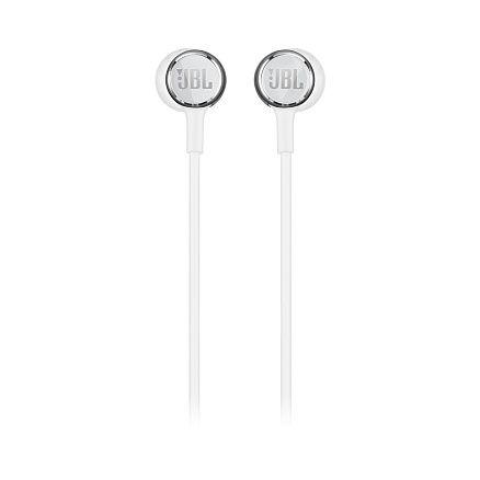 Наушники JBL Live 100 вакуумные с микрофоном белые