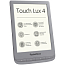 Электронная книга PocketBook 627 Touch Lux 4 с подсветкой серебристая