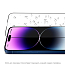 Защитное стекло для iPhone 16 Pro на весь экран противоударное Tempered Glass 3D черное