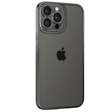 Чехол для iPhone 13 Pro гелевый Spigen Optik Crystal прозрачно-серый