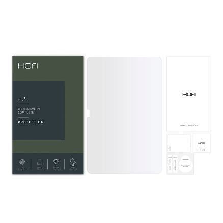 Защитное стекло для Samsung Galaxy Tab A7 10.4 T500, T505 на весь экран Hofi Glass Pro+ черное