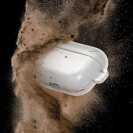 Чехол для наушников AirPods Pro, Pro 2 силиконовый с карабином Ringke Layered прозрачный