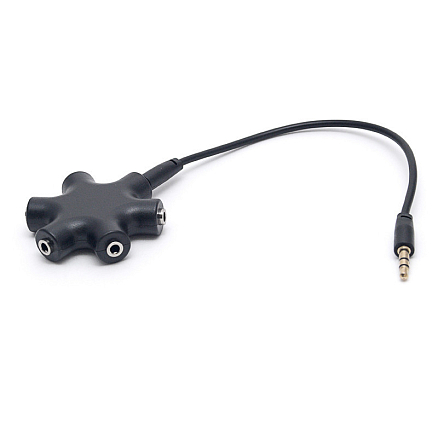 Разветвитель наушников на 5 разъемов Nova Star черный