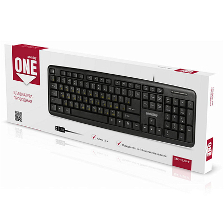 Клавиатура Smartbuy ONE 112 USB черная