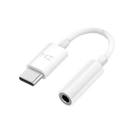 Переходник Type-C - 3,5 мм (папа - мама) 15 см ZMI AL71A белый