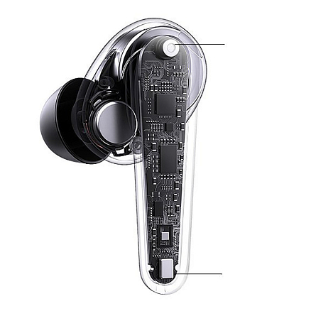 Наушники TWS беспроводные Ugreen WS111 HiTune T1 вакуумные с микрофоном черные