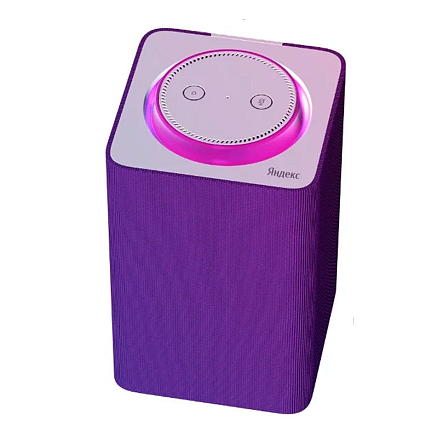 Умная колонка Яндекс Станция с Алисой YNDX-0001P фиолетовая