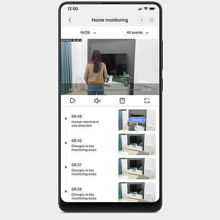 IP камера видеонаблюдения Xiaomi IMILab Home Security A1 (CMSXJ19E) 360° 1296p белая