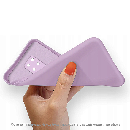 Чехол для Samsung Galaxy A53 5G силиконовый Tech-Protect Icon сиреневый