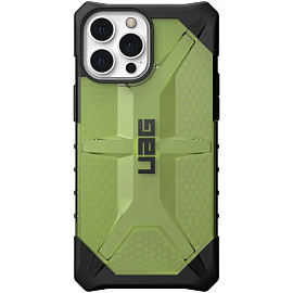 Чехол для iPhone 13 Pro гибридный для экстремальной защиты Urban Armor Gear UAG Plasma зеленый