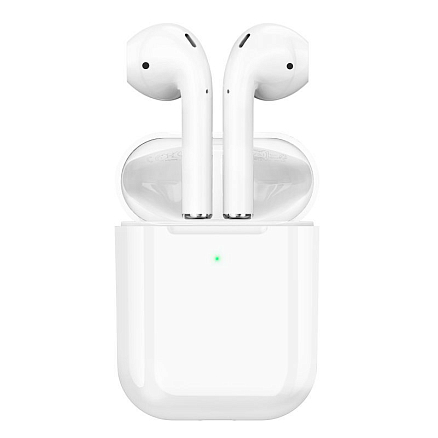 Наушники TWS беспроводные Bluetooth Borofone BW31 вкладыши с микрофоном белые