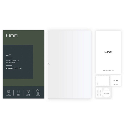 Защитное стекло для Samsung Galaxy Tab S7 Plus 12.4 T970, T976, S8 Plus 12.4 на весь экран Hofi Glass Pro+ черное