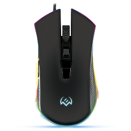 Мышь проводная USB оптическая Sven RX-G750 с подсветкой 6 кнопок 6400 dpi игровая черная