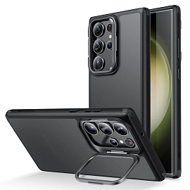 Чехол для Samsung Galaxy S23 Ultra гибридный с подставкой ESR Classic черный