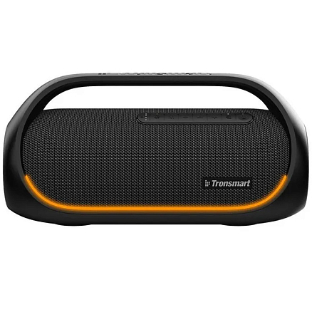 Портативная колонка Tronsmart Bang с защитой от воды, подсветкой, USB, поддержкой MicroSD карт и аккумулятором черная
