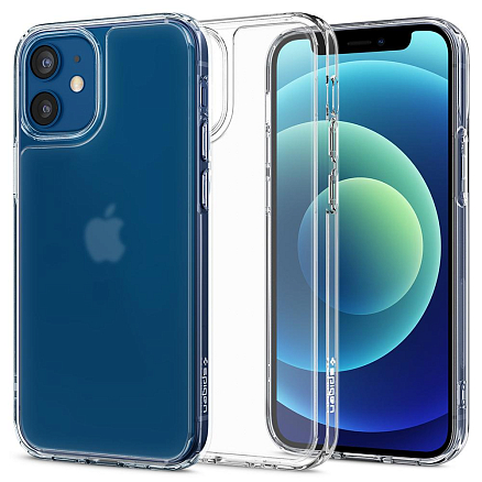 Чехол для iPhone 12 Mini гибридный Spigen Quartz Hybrid прозрачный матовый