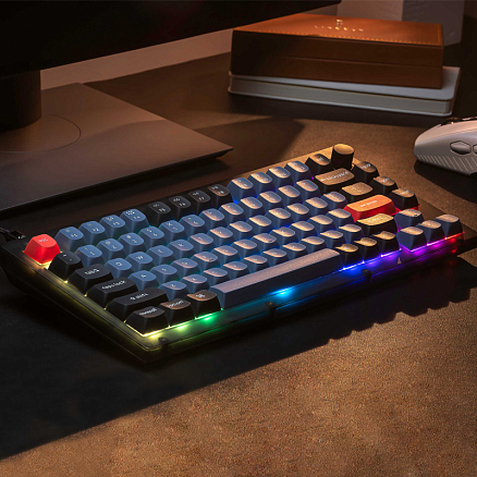 Клавиатура Keychron V1 RGB (Keychron K Pro Red) механическая с подсветкой игровая черная