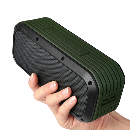 Портативная колонка Divoom Voombox Outdoor (2nd generation) с защитой от воды и ударов зеленая