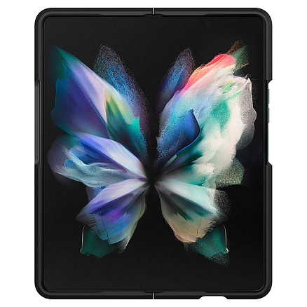 Чехол для Samsung Galaxy Z Fold 3 гибридный для экстремальной защиты Spigen Tough Armor черный