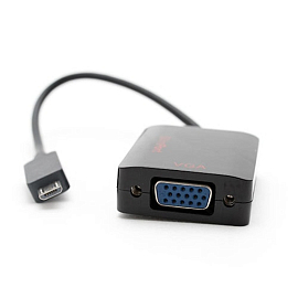 Переходник MicroUSB - VGA Slimport для LG G2, G Pro, Nexus 4, Nexus 7, Fujitsu QH582, Asus Padfone 13 см