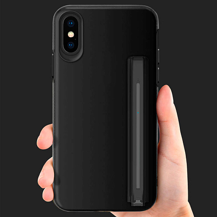 Стилус активный тонкий 1,45 мм WiWU P888 с держателем черный