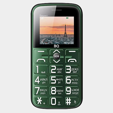 Мобильный телефон BQ-1851 Respect зеленый