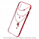 Чехол для iPhone X, XS пластиковый Devia Shell прозрачно-красный