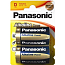 Батарейка LR20 Alkaline (бочка большая D) Panasonic упаковка 2шт.