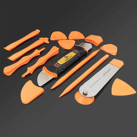 Набор инструментов для вскрытия корпуса мобильной техники Cablexpert TK-OP-02 (13 предметов)