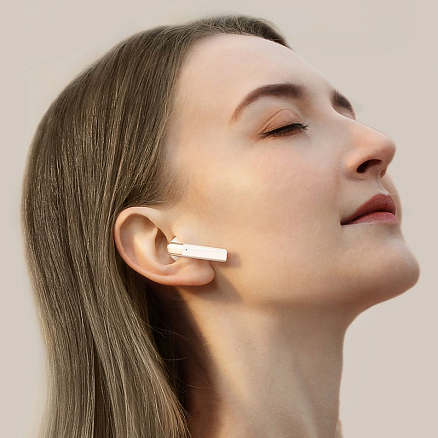 Наушники TWS беспроводные Bluetooth Baseus Encok W2 AirNora вкладыши с микрофоном белые